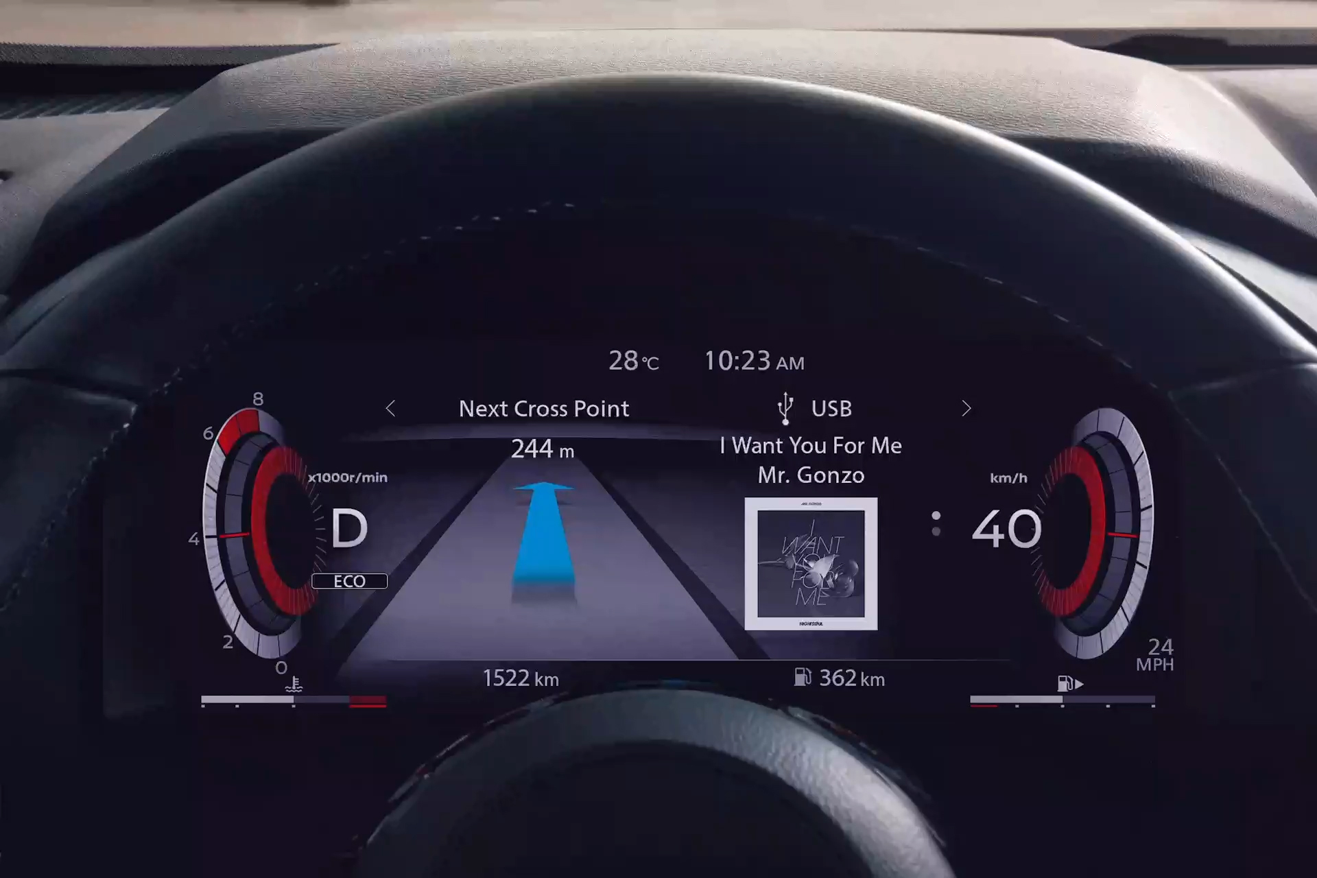 Nissan QQ intérieur détail du tableau de bord