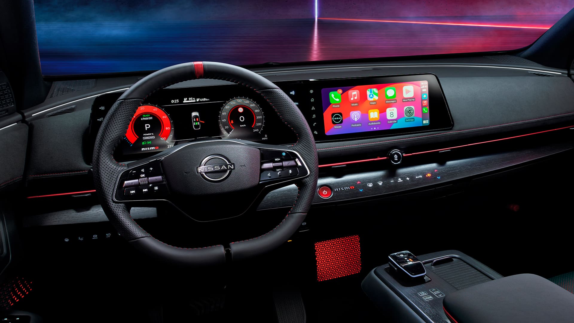 Nissan ARIYA Nismo : vue intérieure immersive en boucle